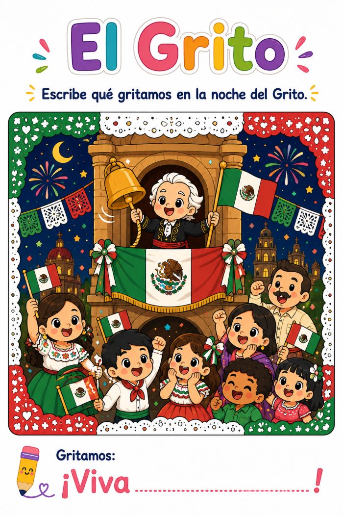 15 de septiembre — Conmemoración del Grito de Independencia