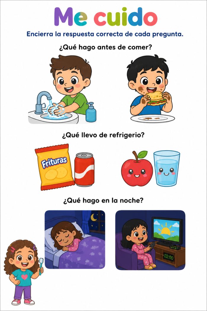 Acciones individuales que repercuten en la conservación y mejora de la salud