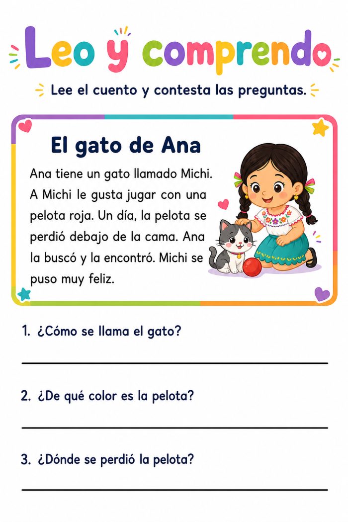 Comprensión de cuentos cortos