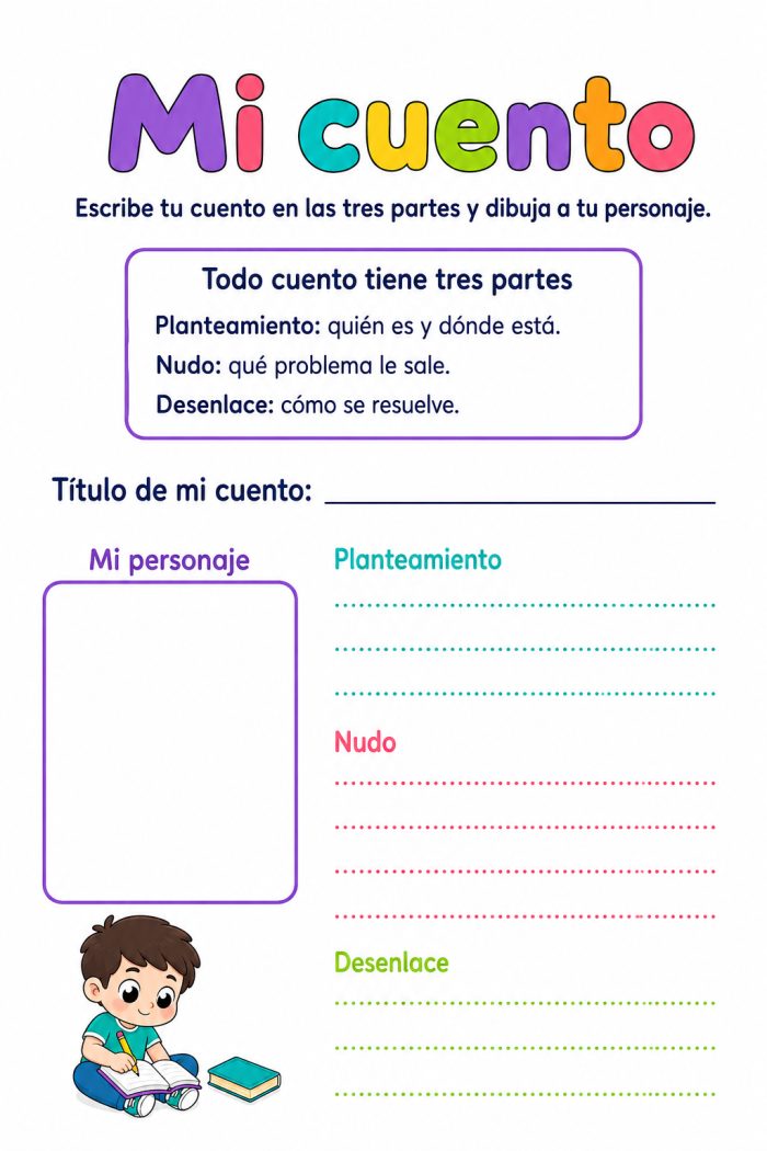 Comprensión y producción de cuentos para su disfrute