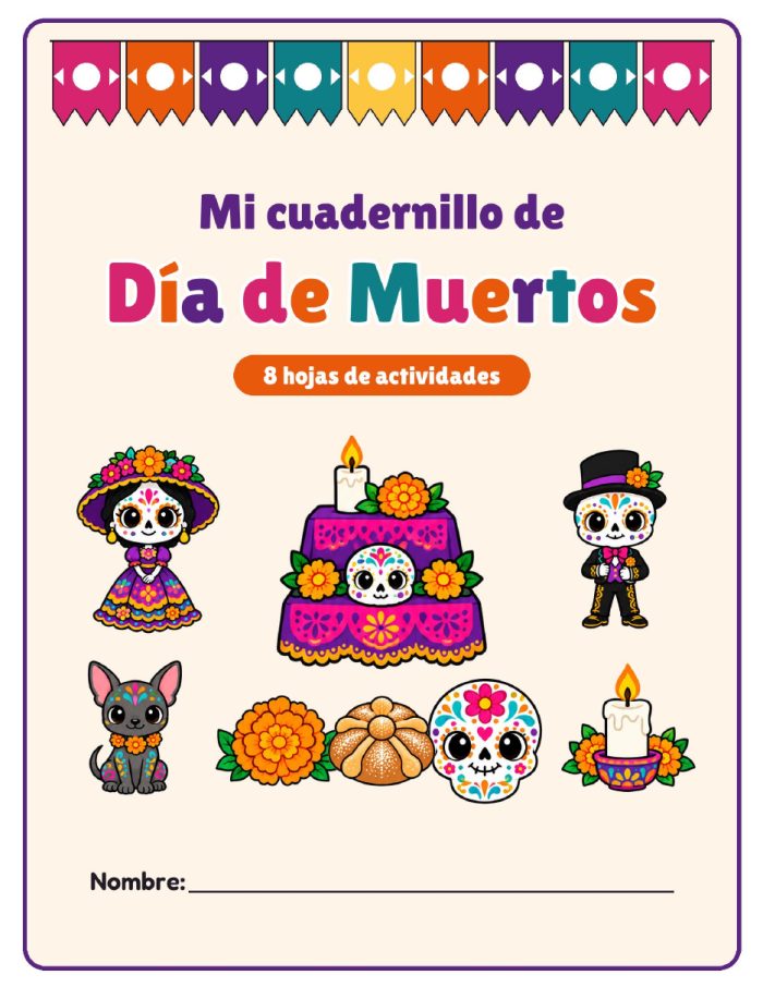 Cuadernillo de Día de Muertos · 8 hojas de actividades
