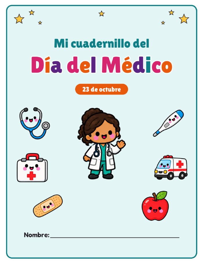 Cuadernillo del Día del Médico · 8 hojas de actividades