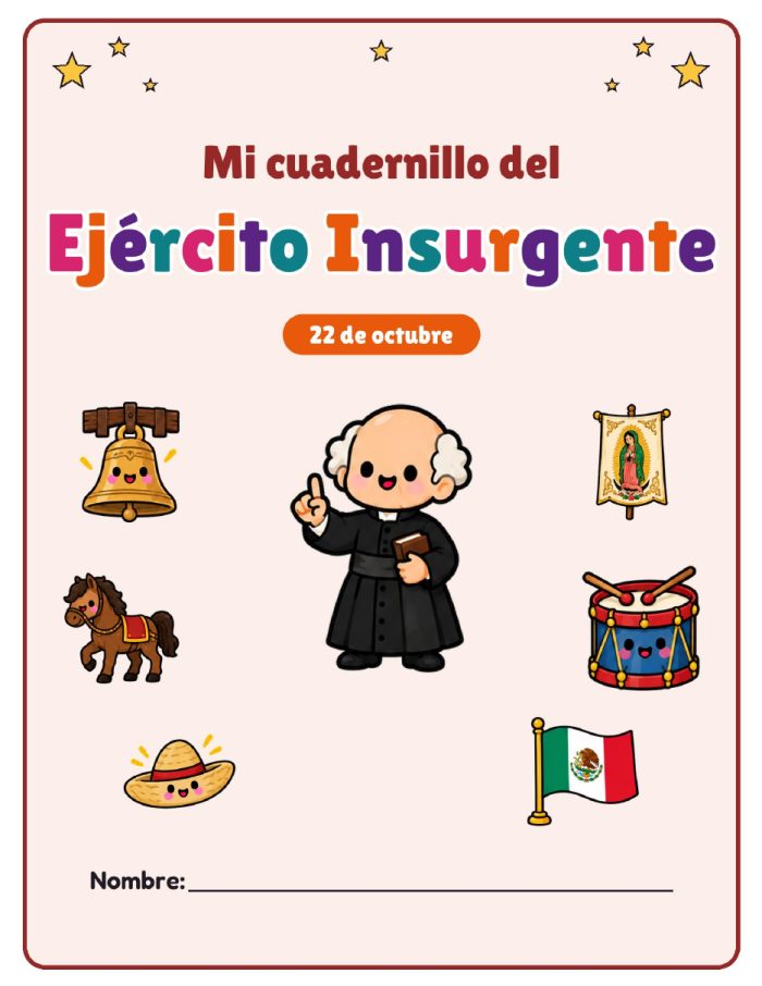 Cuadernillo del Ejército Insurgente · 8 hojas de actividades