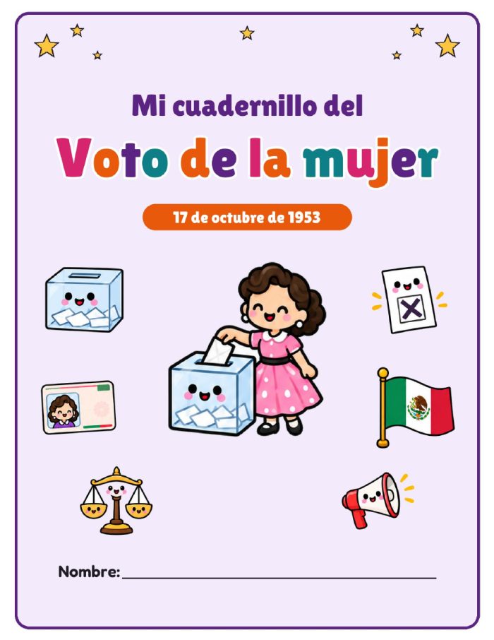 Cuadernillo del voto de la mujer · 8 hojas de actividades