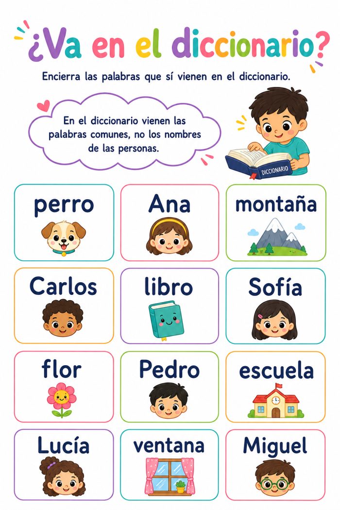 Diccionario escolar