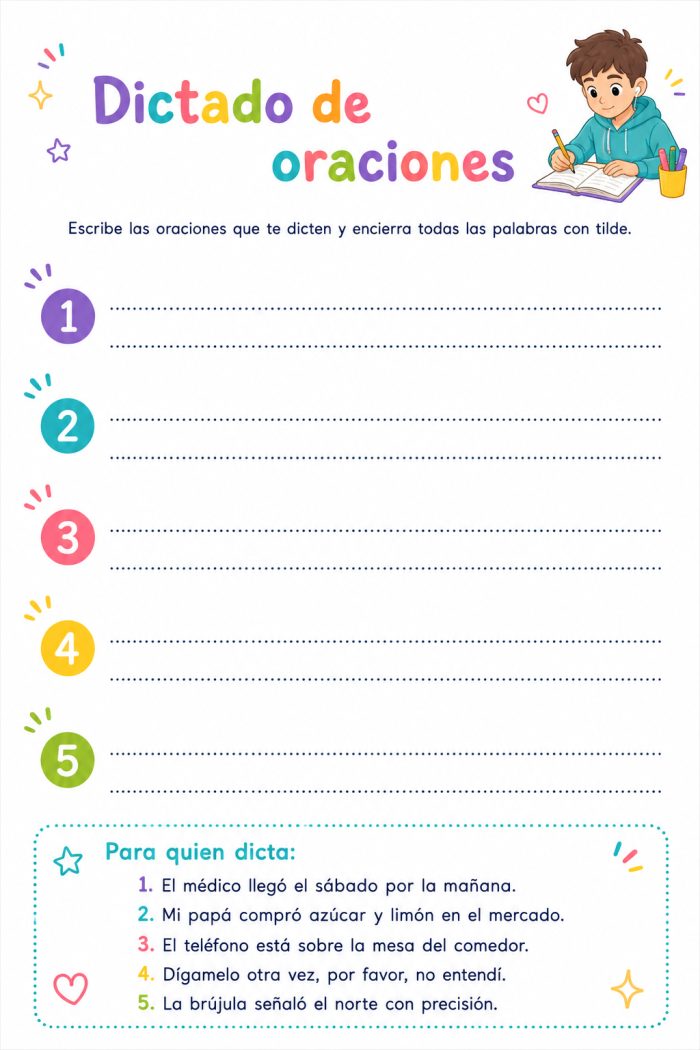 Dictado de textos