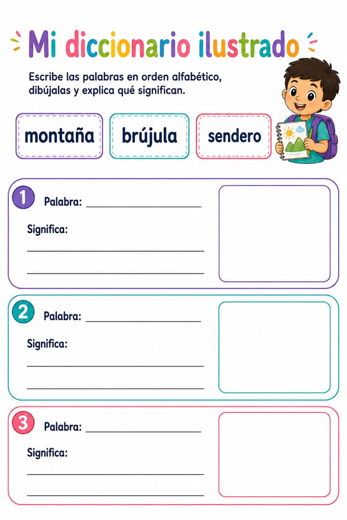 Elaboración de un diccionario ilustrado