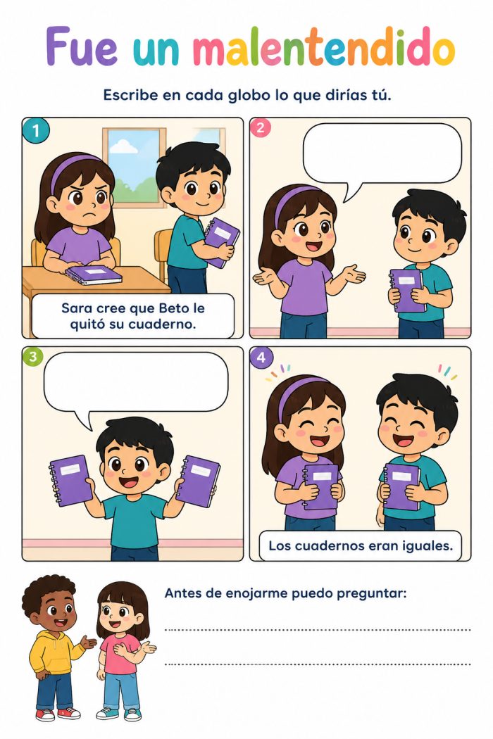 Entendimiento mutuo en la escuela