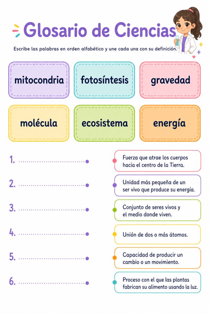Glosarios científicos