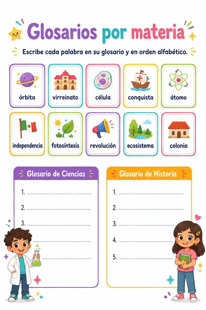 Glosarios especializados