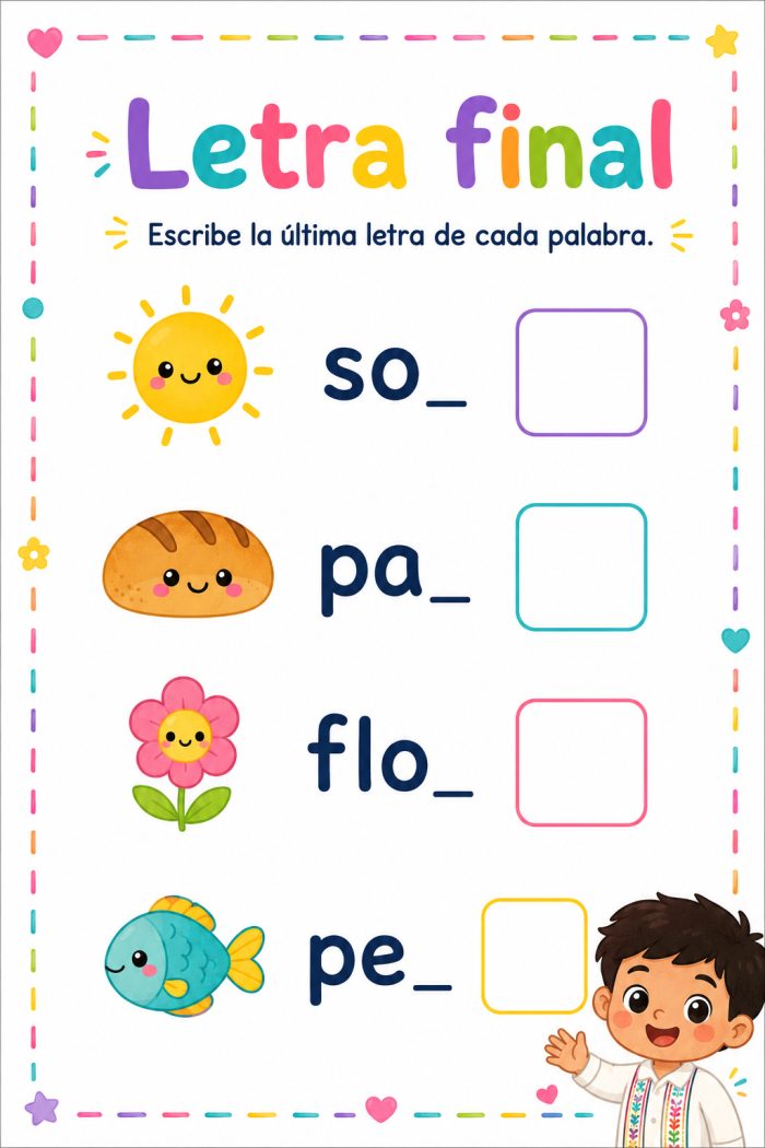 Letra final