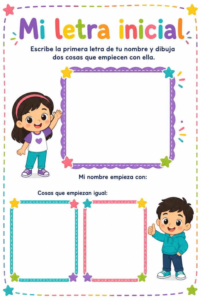 Letra inicial de mi nombre