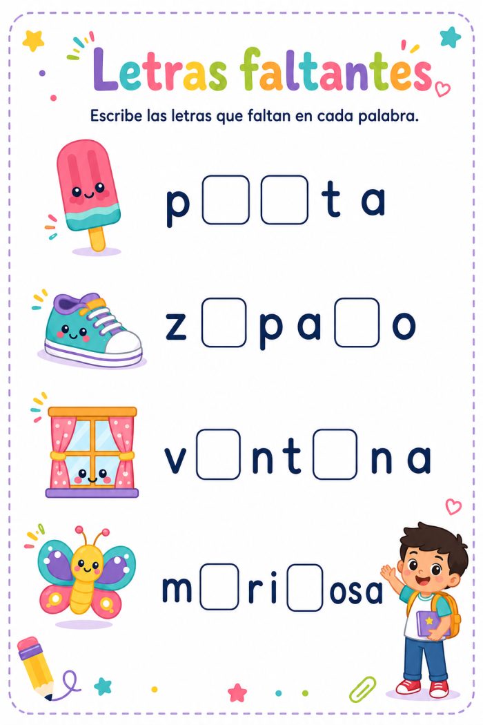 Letras faltantes