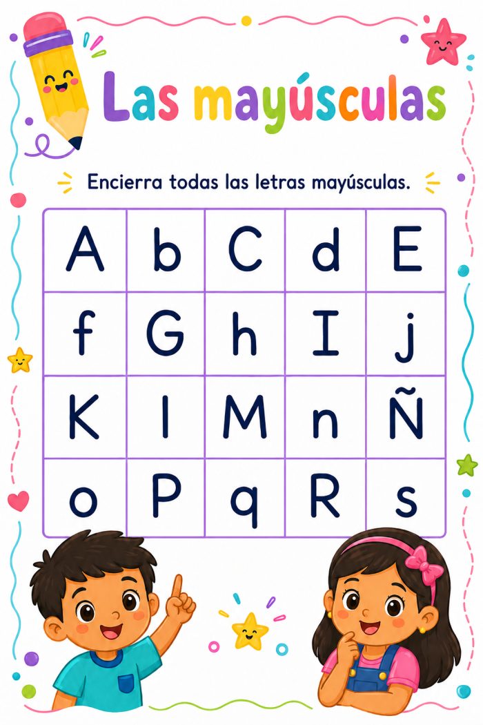 Letras mayúsculas