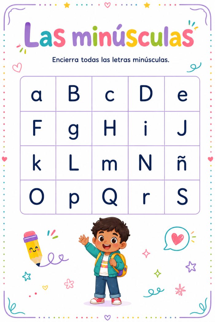 Letras minúsculas