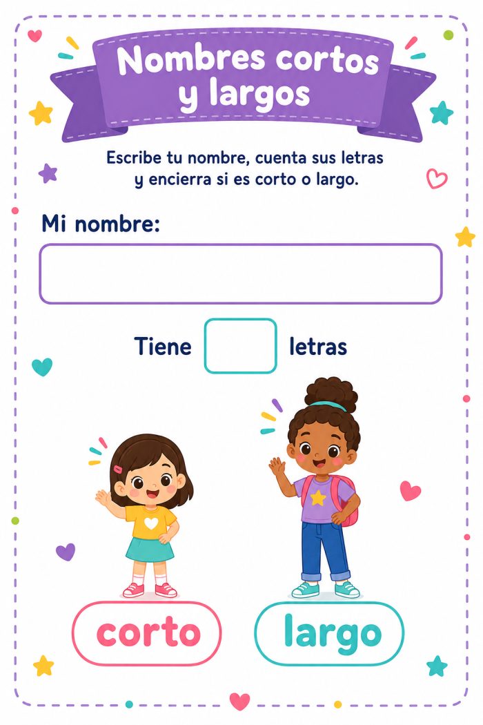 Nombres cortos y largos