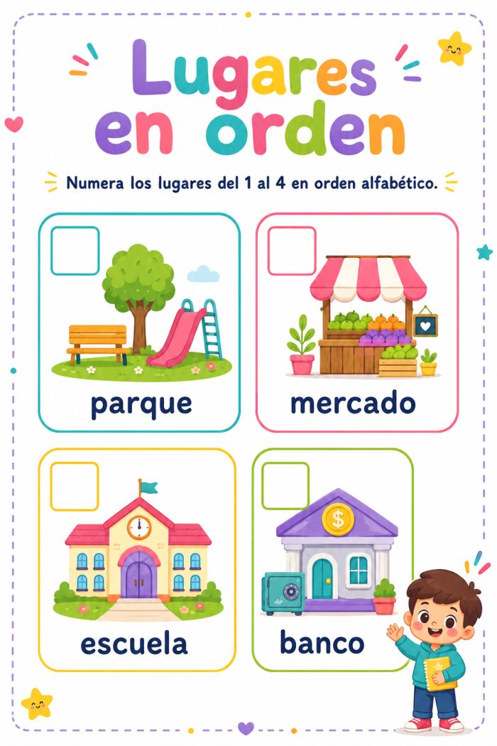 Orden alfabético de lugares