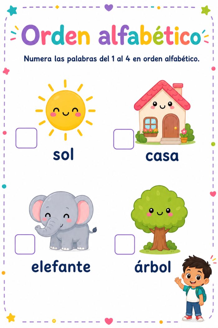 Orden alfabético