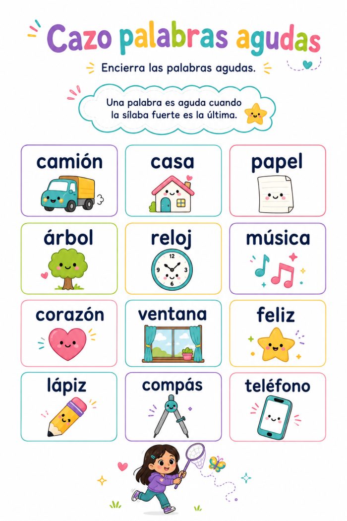 Palabras agudas