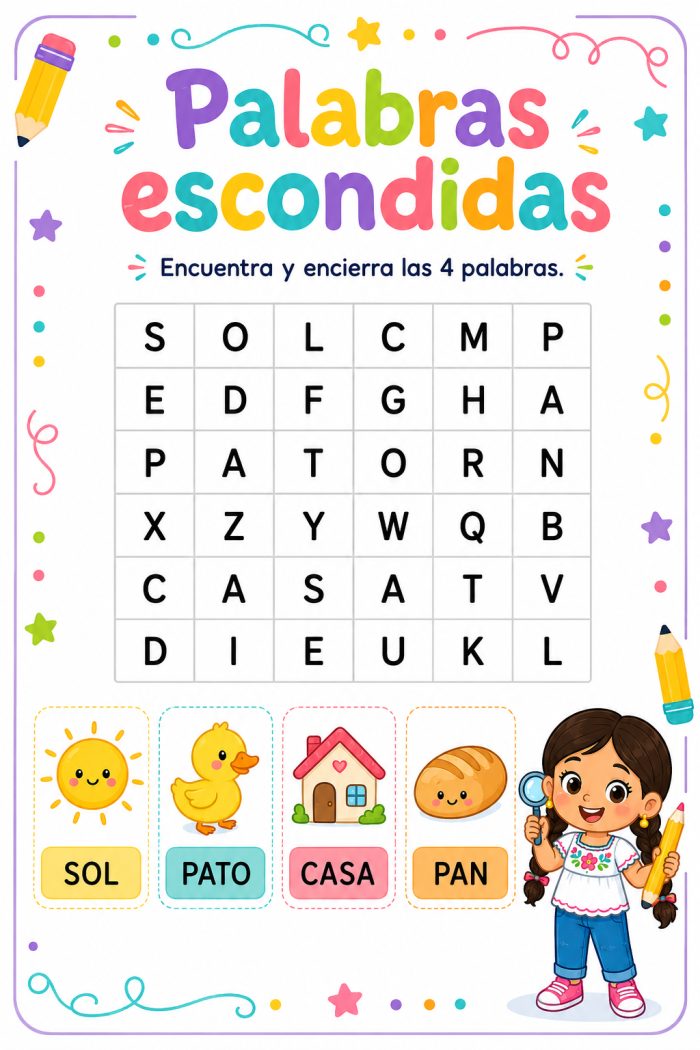 Palabras escondidas