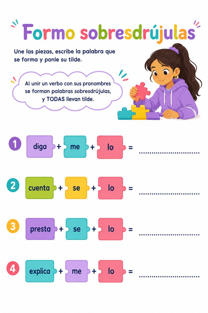 Palabras sobresdrújulas