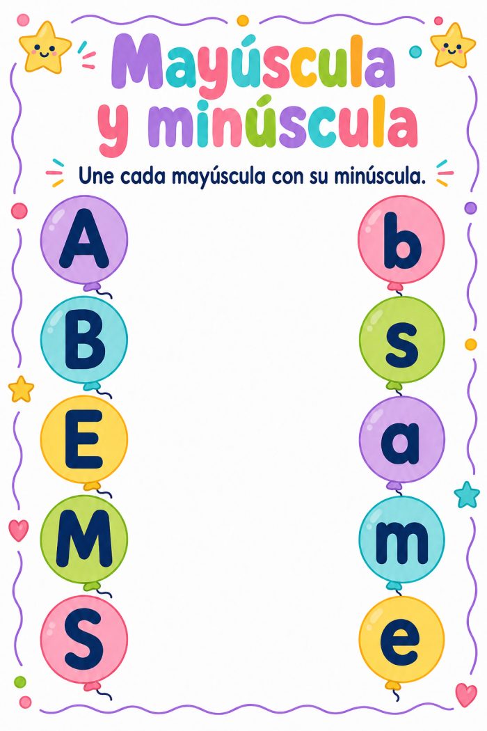 Relación entre mayúsculas y minúsculas