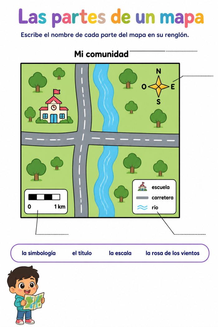Representaciones cartográficas de la localidad y/o comunidad; su ubicación dentro de la entidad y del país, con relación al conocimiento, función y…