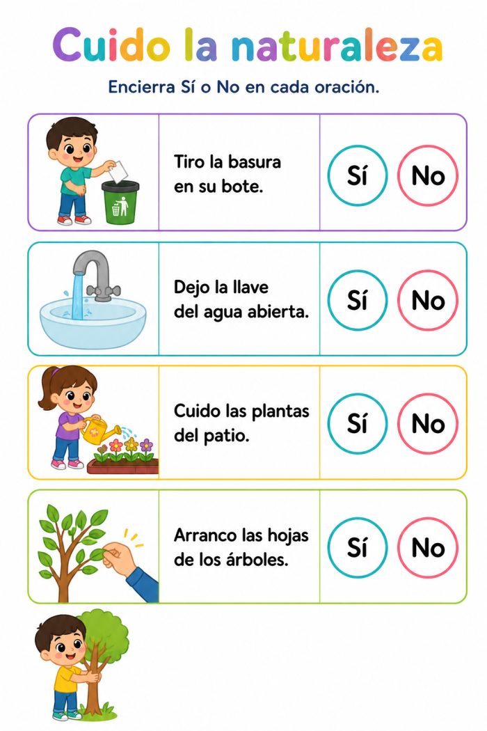 Respeto, cuidado y empatía hacia la naturaleza, como parte de un todo interdependiente