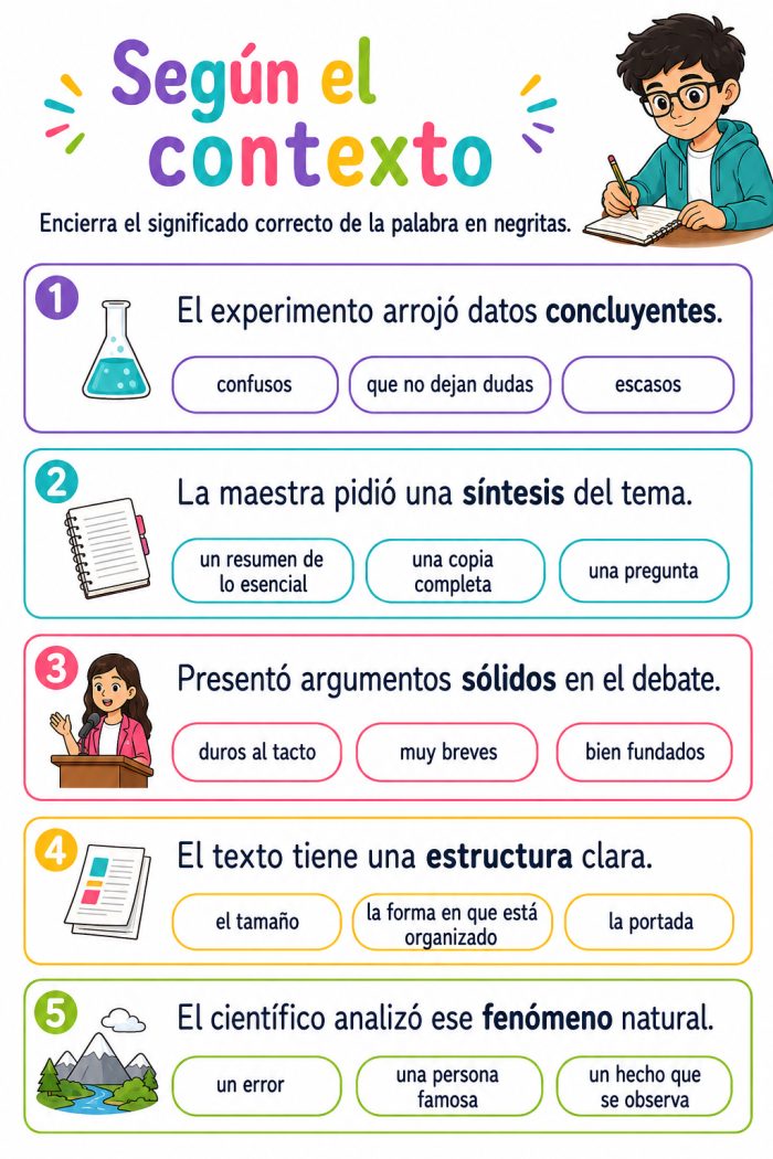 Significado según el contexto