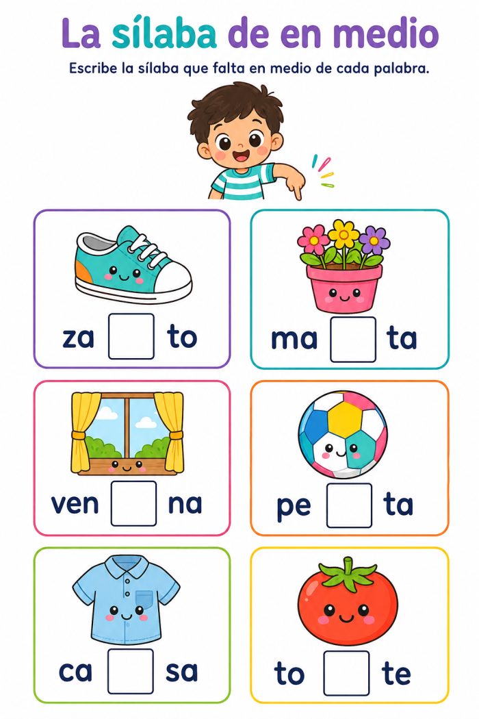 Sílaba intermedia