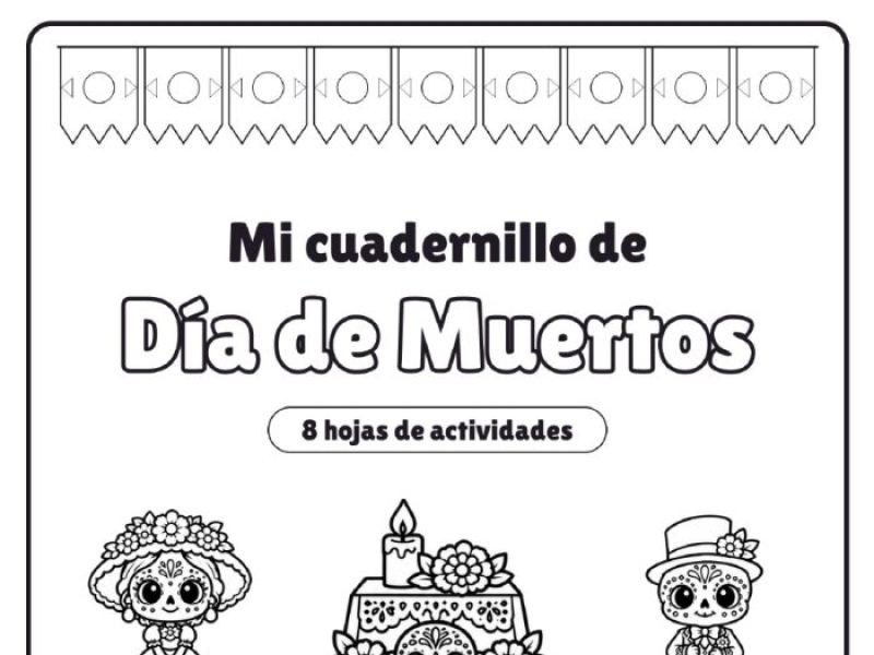Cuadernillo de Día de Muertos · 8 hojas de actividades