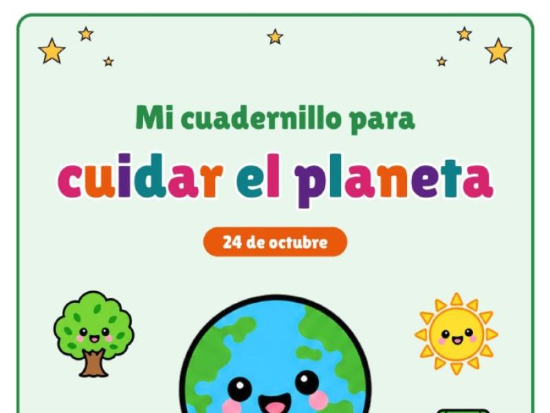 Portada de Cuadernillo del cambio climático · 8 hojas de actividades