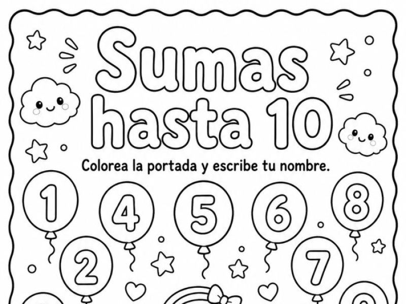 Portada de Sumas hasta 10