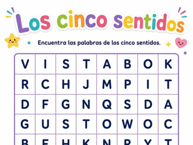 Portada de Los cinco sentidos