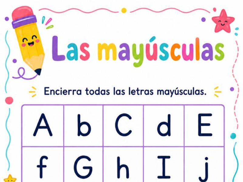 Letras mayúsculas